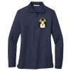 Ladies Long Sleeve Silk Touch™ Polo Thumbnail