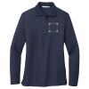 Ladies Long Sleeve Silk Touch™ Polo Thumbnail