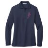 Ladies Long Sleeve Silk Touch™ Polo Thumbnail