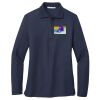 Ladies Long Sleeve Silk Touch™ Polo Thumbnail