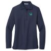 Ladies Long Sleeve Silk Touch™ Polo Thumbnail