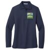 Ladies Long Sleeve Silk Touch™ Polo Thumbnail