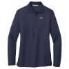 Ladies Long Sleeve Silk Touch™ Polo Thumbnail