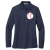Ladies Long Sleeve Silk Touch™ Polo Thumbnail